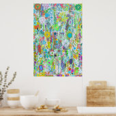 Blume Power 24 x 36 Poster (Küche)