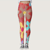 Blume Power 60 s  Leggings (Vorderseite)