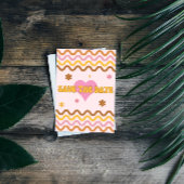 Blume Power 60er 70er Jahre Retro Save the Date Einladung