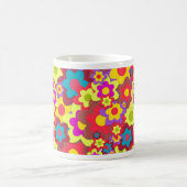 Blume Power 60er-Hippy Kaffeetasse (Mittel)