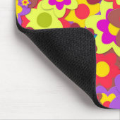 Blume Power 60er-Hippy Mousepad (Ecke)