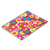 Blume Power 60er-Hippy Notizblock (Linke Seite)