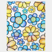Blume Power 60x80 Fleece Blanket (Vorderseite)