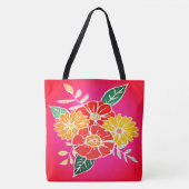 Blume Power #9 Sangria Tasche (Vorderseite)