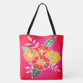 Blume Power #9 Sangria Tasche (Rückseite)