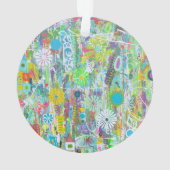 Blume Power Akrylorische Ornamente (Rückseite)