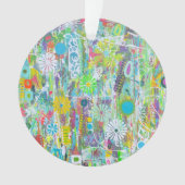 Blume Power Akrylorische Ornamente (Vorderseite)