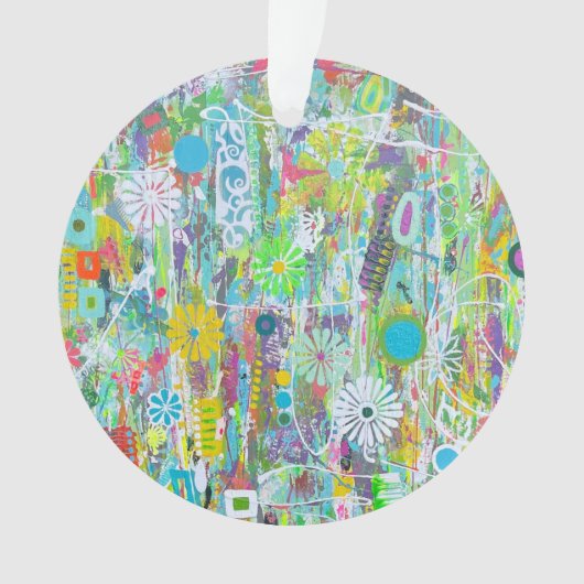 Blume Power Akrylorische Ornamente (Vorderseite)