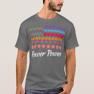 Blume Power American Flag Florist Gardener T-Shirt