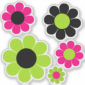 Blume Power Aufkleber (Vorderseite)