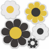 Blume Power Aufkleber (Vorderseite)