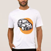 Blume Power Auto Niedlich Hippie Style T-Shirt (Vorderseite)