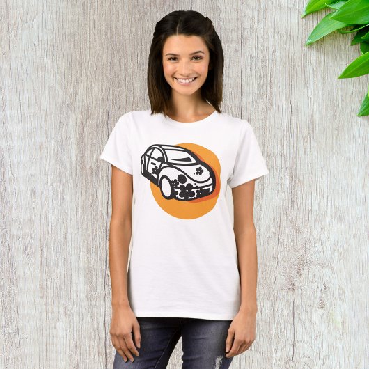Blume Power Auto Niedlich Hippie Style T-Shirt