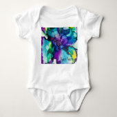 Blume Power Babyausstattung Baby Strampler (Vorderseite)