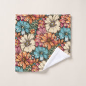 Blume Power Badhandtuch Set (Waschlappen)