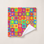 Blume Power Badhandtuch Set (Waschlappen)