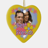 Blume Power Best Friends Foto Keepake Keramik Ornament (Rechts)