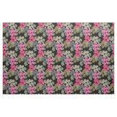 Blume Power Black Stoff (Fat Quarter (45,7 x 55,9 cm))