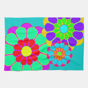 Blume Power Bloom I II III Geschirrtuch