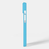 Blume Power Blue Case-Mate iPhone Fall Hülle (Rückseite / Links)