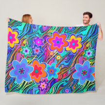 Blume Power blüht nahtlos Muster 3