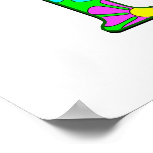 Blume Power Blume Poster (Ecke)