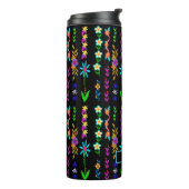 Blume Power Bohemisch Whimsical Thermosbecher (Nach links gedreht)