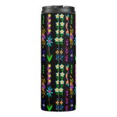 Blume Power Bohemisch Whimsical Thermosbecher (Rückseite)