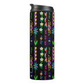 Blume Power Bohemisch Whimsical Thermosbecher (Nach rechts gedreht)