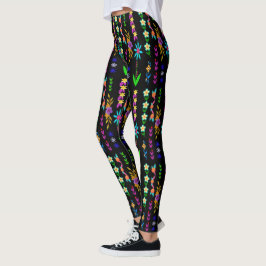 Blume Power Bohemische Whimsikische Leggings