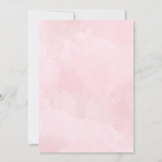 Blume Power Brautparty Einladung (Rückseite)