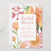 Blume Power Bridal Polterabend Einladung (Vorderseite)