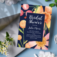 Blume Power Bridal Polterabend Einladung