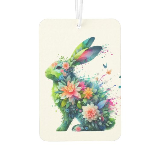 Blume Power Bunny Rabbit Autolufterfrischer (Rückseite)