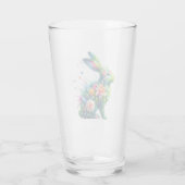 Blume Power Bunny Rabbit Glas (Rückseite)