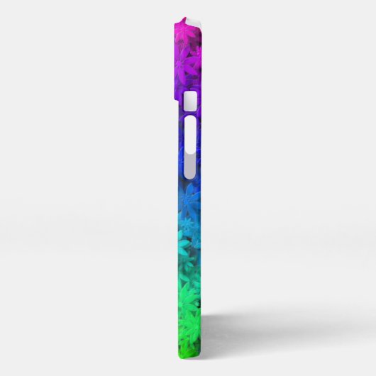 Blume Power Camouflage iPhone Case Hülle (Linke Seite)