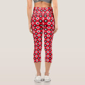 Blume Power Capri Leggings (Rückseite)