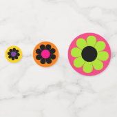 Blume Power Confetti Konfetti (Rückseiten)