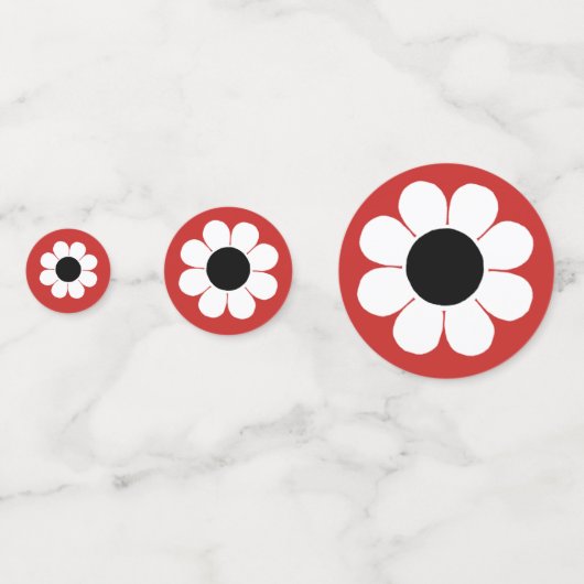 Blume Power Confetti Konfetti (Vorderseiten)