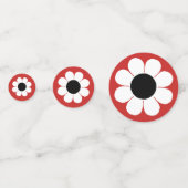 Blume Power Confetti Konfetti (Rückseiten)