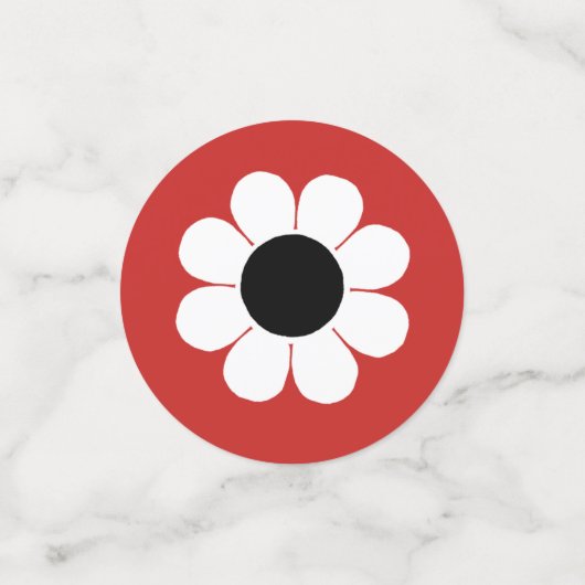 Blume Power Confetti Konfetti (Klein Vorderseite)