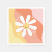 Blume Power Daisy 60er Hippie Party Servietten (Vorderseite)