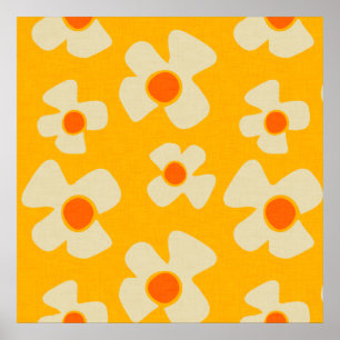 Blume Power - Daisy Yellow Poster