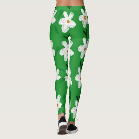 BLUME POWER "DAISY" YOGA PANS LEGGINGS (Rückseite)