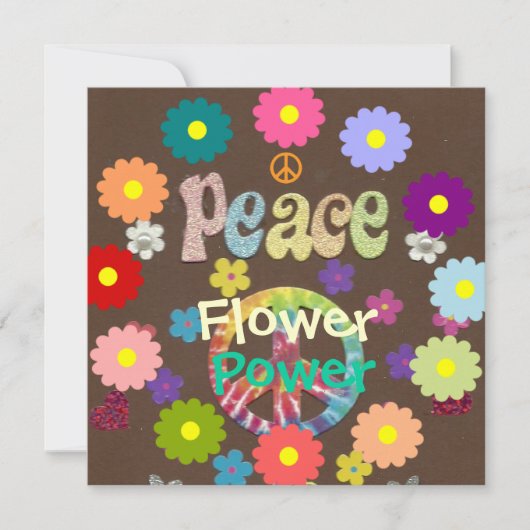 Blume Power der 1960er Jahre (Vorderseite)