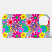 Blume Power der 1970er Jahre Case-Mate iPhone Hülle (Rückseite (Horizontal))