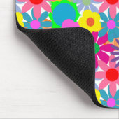 Blume Power der 1970er Jahre Mousepad (Ecke)