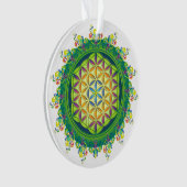 Blume Power des Lebens / Lebensgefühl Ornament (Vorderseite)