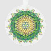 Blume Power des Lebens / Lebensgefühl Ornament (Vorderseite)