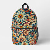 Blume Power Design-Backpack Bedruckter Rucksack (Vorderseite)